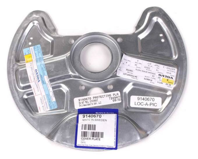 Volvo Disc Brake Rotor Backing Plate - Front 9140670